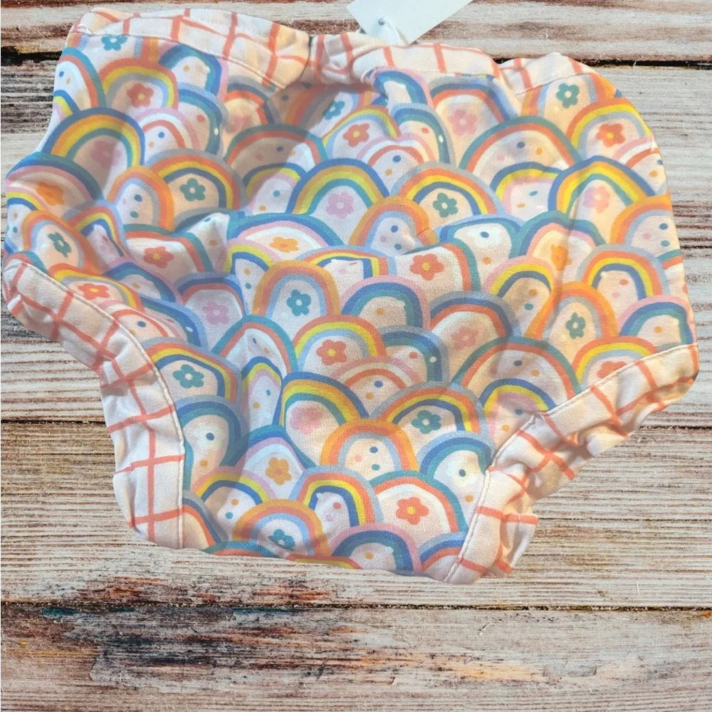 Orange and Blue Elastic Diaper Covers